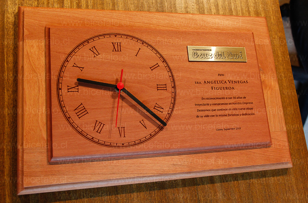 Reloj Madera Rauli